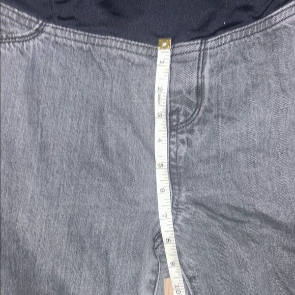 Isabel Maternity by Ingrid & Isabel Black and Gray Boyfriend Jeans - Picture 3 of 5